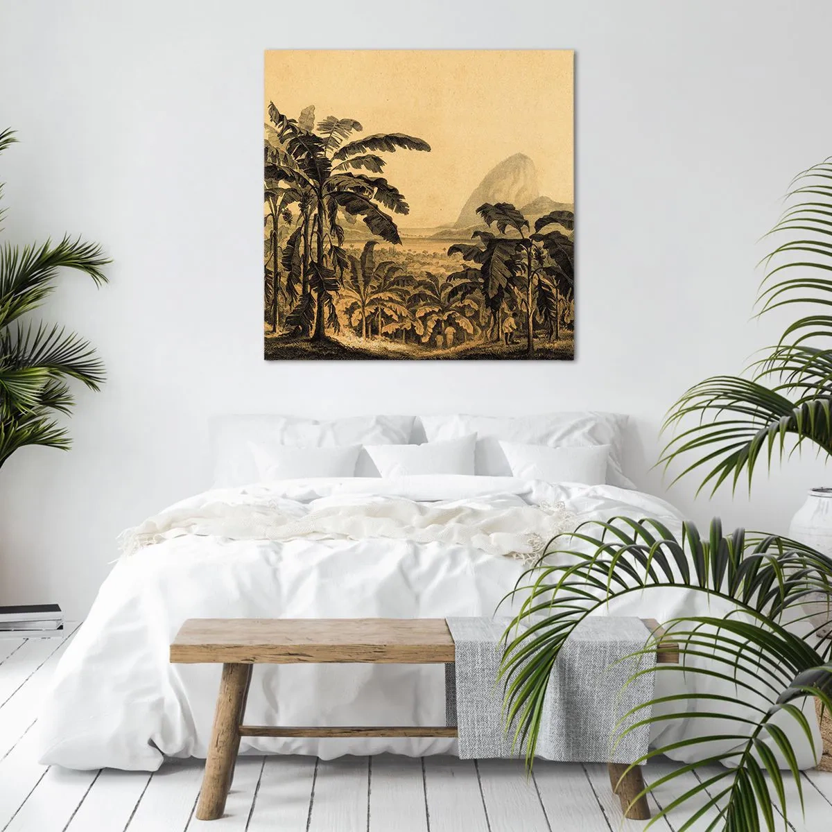 Vászonkép - Gyarmati klímában - 40x40 cm