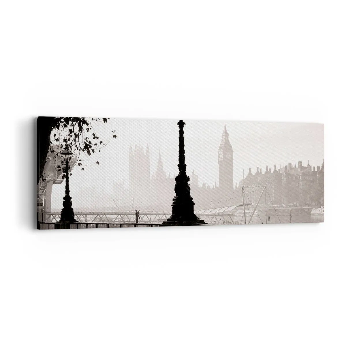Vászonkép - Londoni reggel - 90x30 cm
