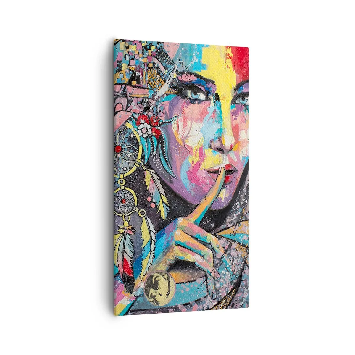 Vászonkép - Maradj csendben, amíg meg nem érted - 55x100 cm