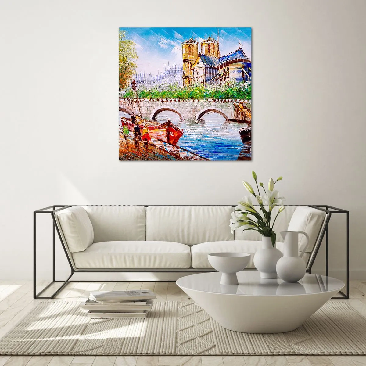 Üveg kép - Az idejük soha nem múlik - 70x70 cm