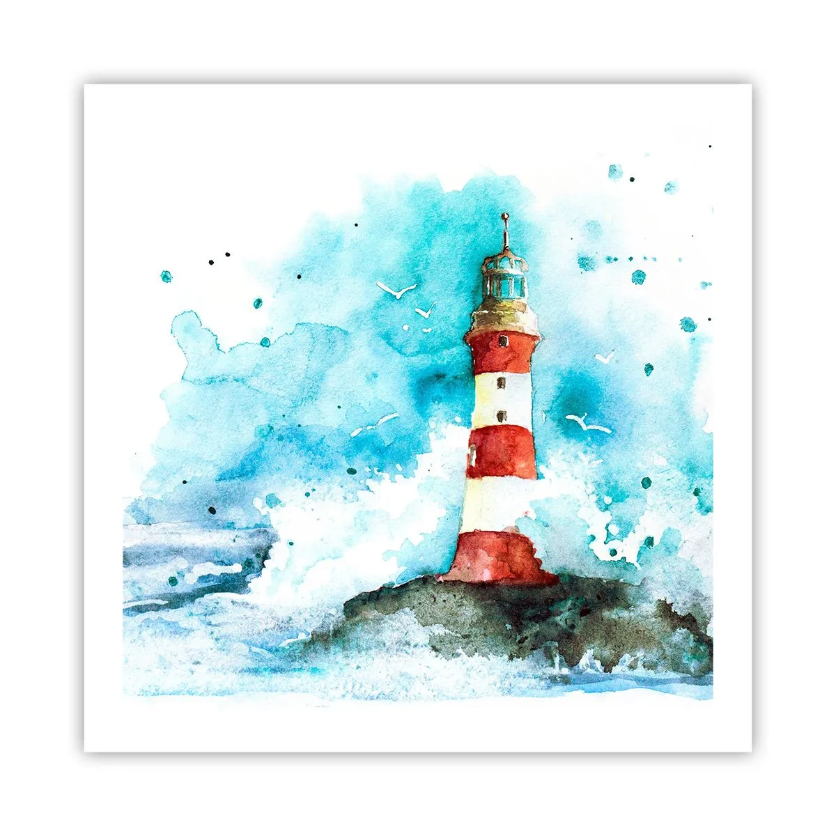 Poszter - Az elemek egysége - 60x60 cm