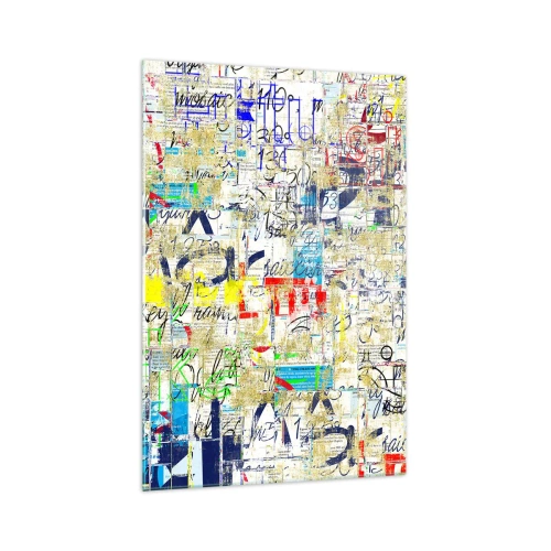 Üveg kép - Egyszerűen tetszik a szemnek - 70x100 cm