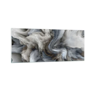 Üveg kép - Kő és virág - 100x40 cm