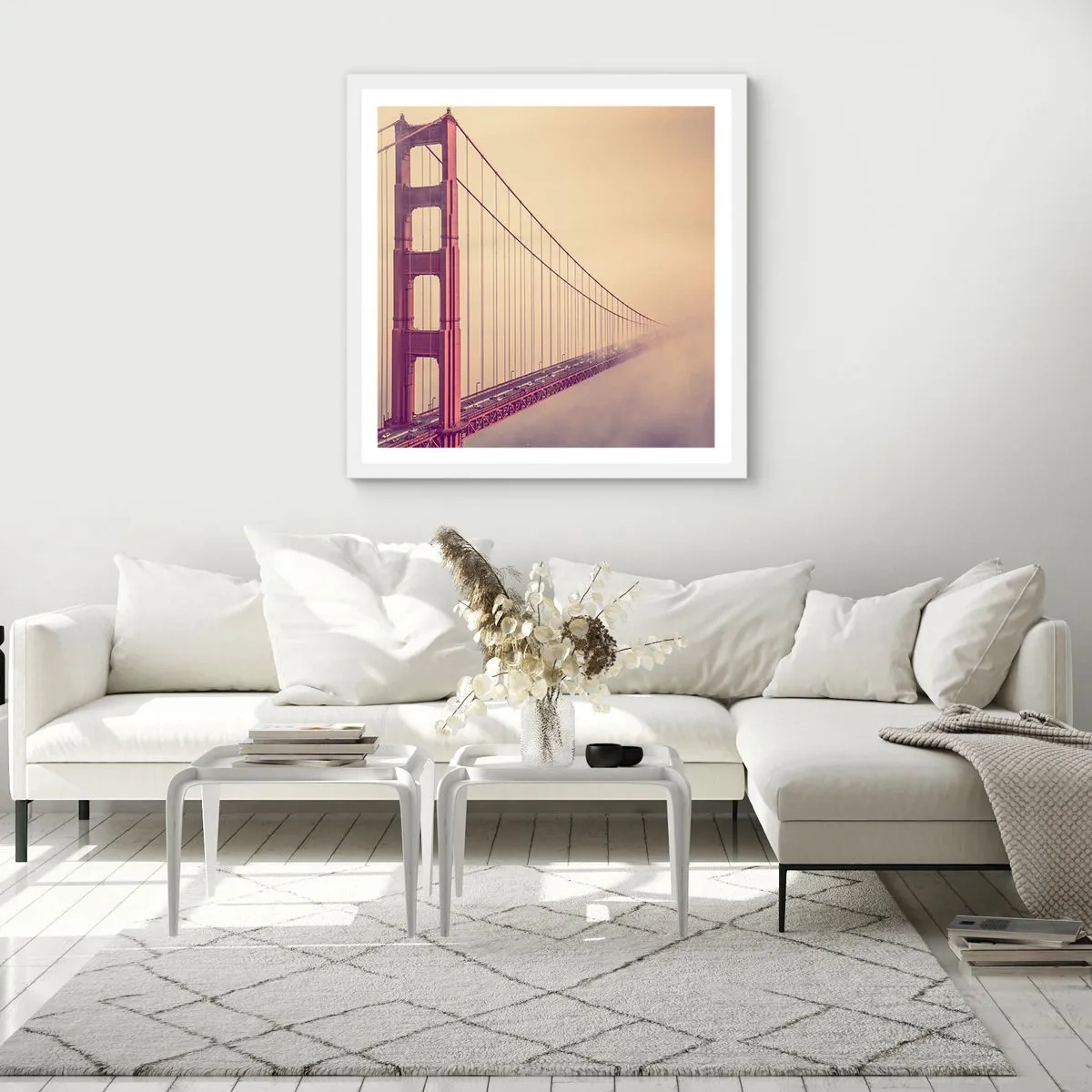 Poszter fekete keretben - Ég és föld között - 30x30 cm