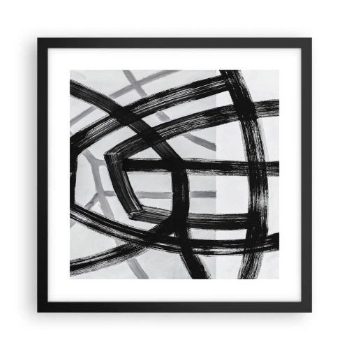 Poszter fehér keretben - Mélység építése - 40x40 cm