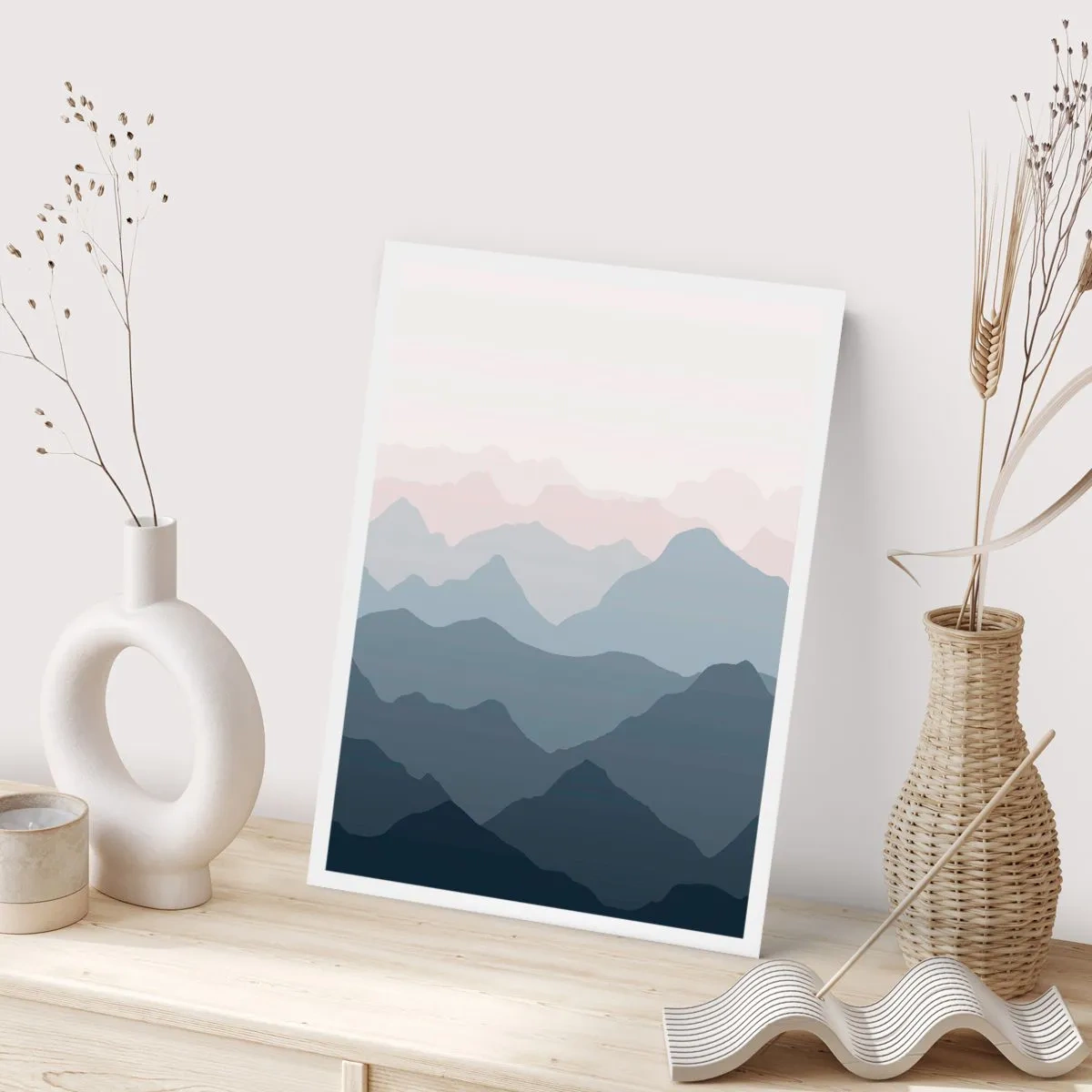 Poszter - A hegyek hullámai - 50x70 cm