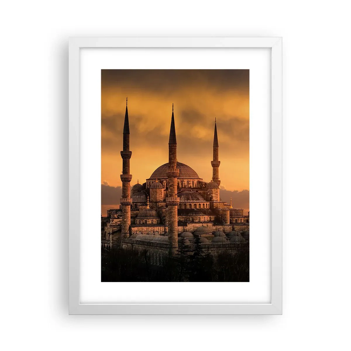 Poszter fekete keretben - Isten hatalmas - 30x40 cm