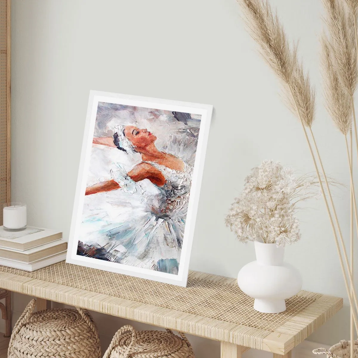 Poszter fekete keretben - Finom és könnyű, mint a tüll - 50x70 cm