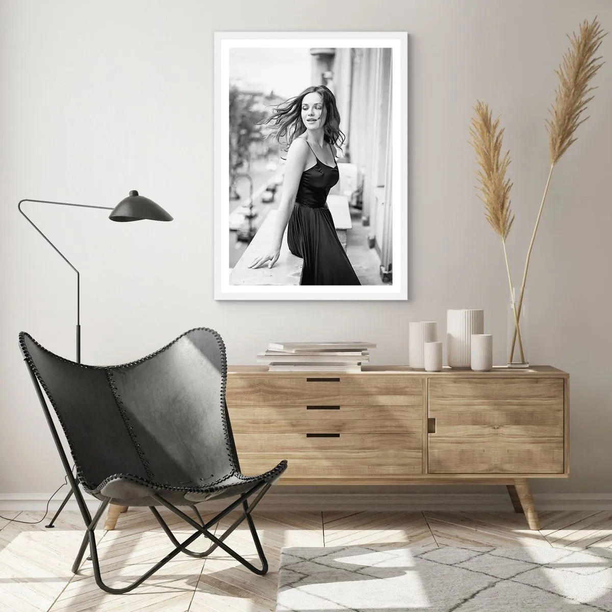 Poszter fekete keretben - Biztosan párizsi - 50x70 cm