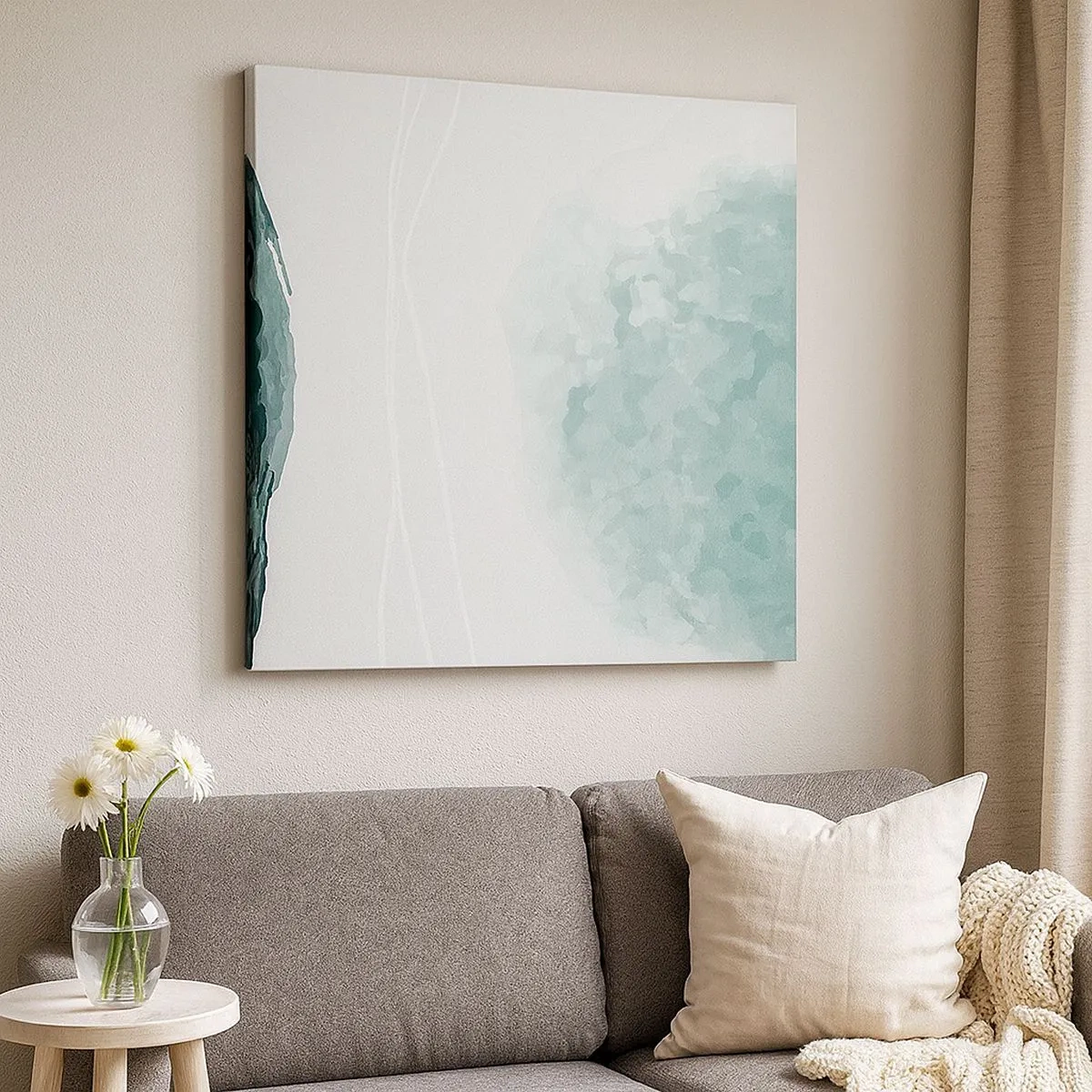 Vászonkép - Találkozás a köddel - 30x30 cm