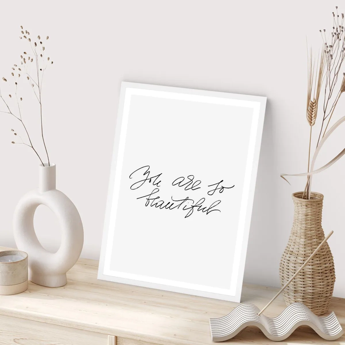 Poszter fekete keretben - Tényleg, hidd el... - 50x70 cm