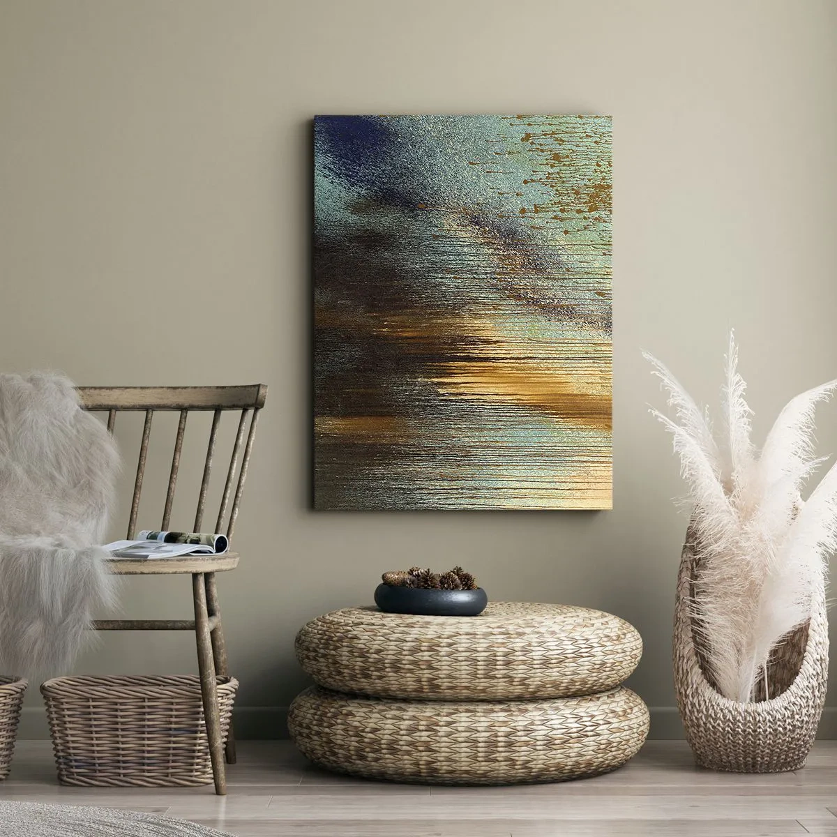 Vászonkép - Egy nem véletlen színes kompozíció - 50x70 cm