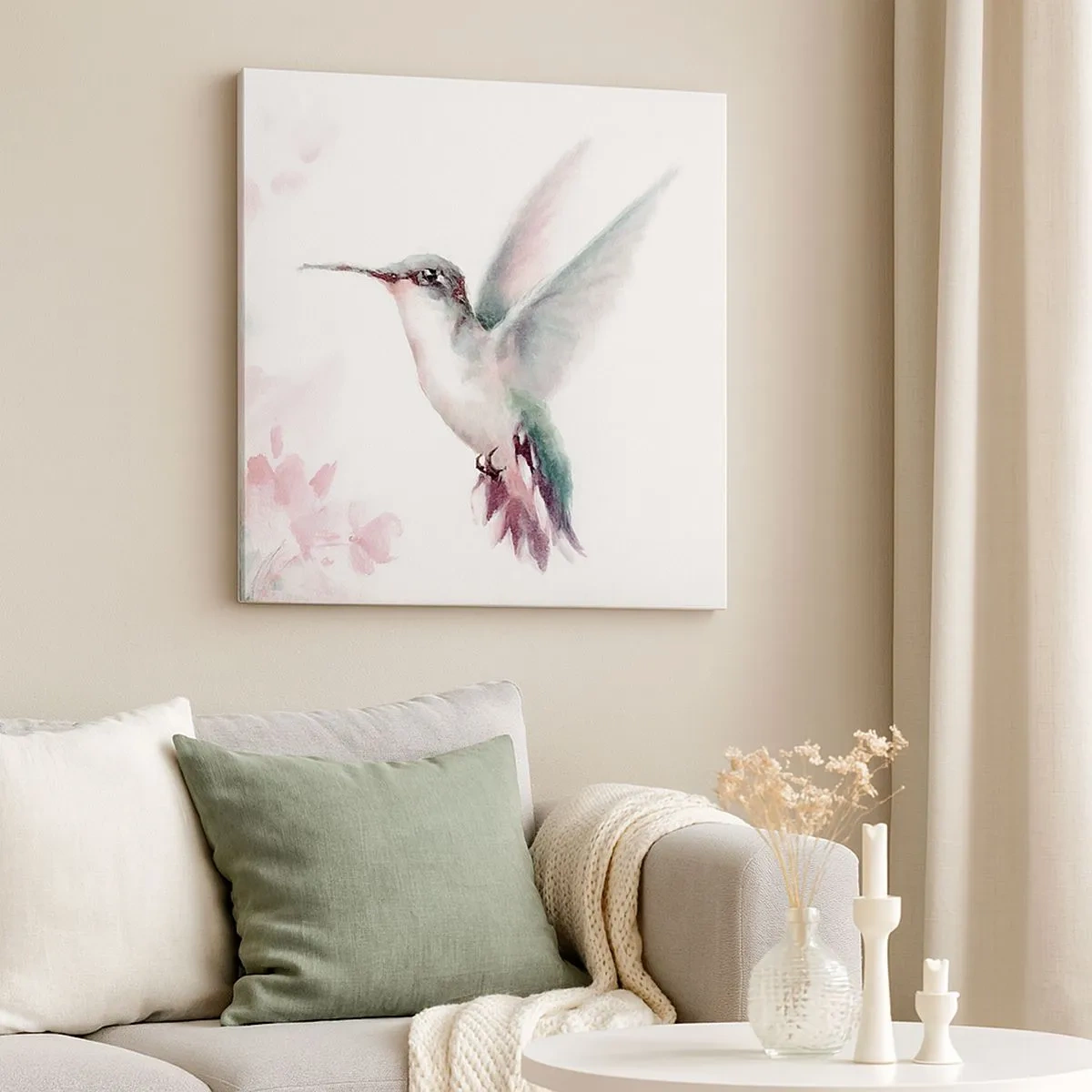 Vászonkép - Reptében lefagyva - 30x30 cm