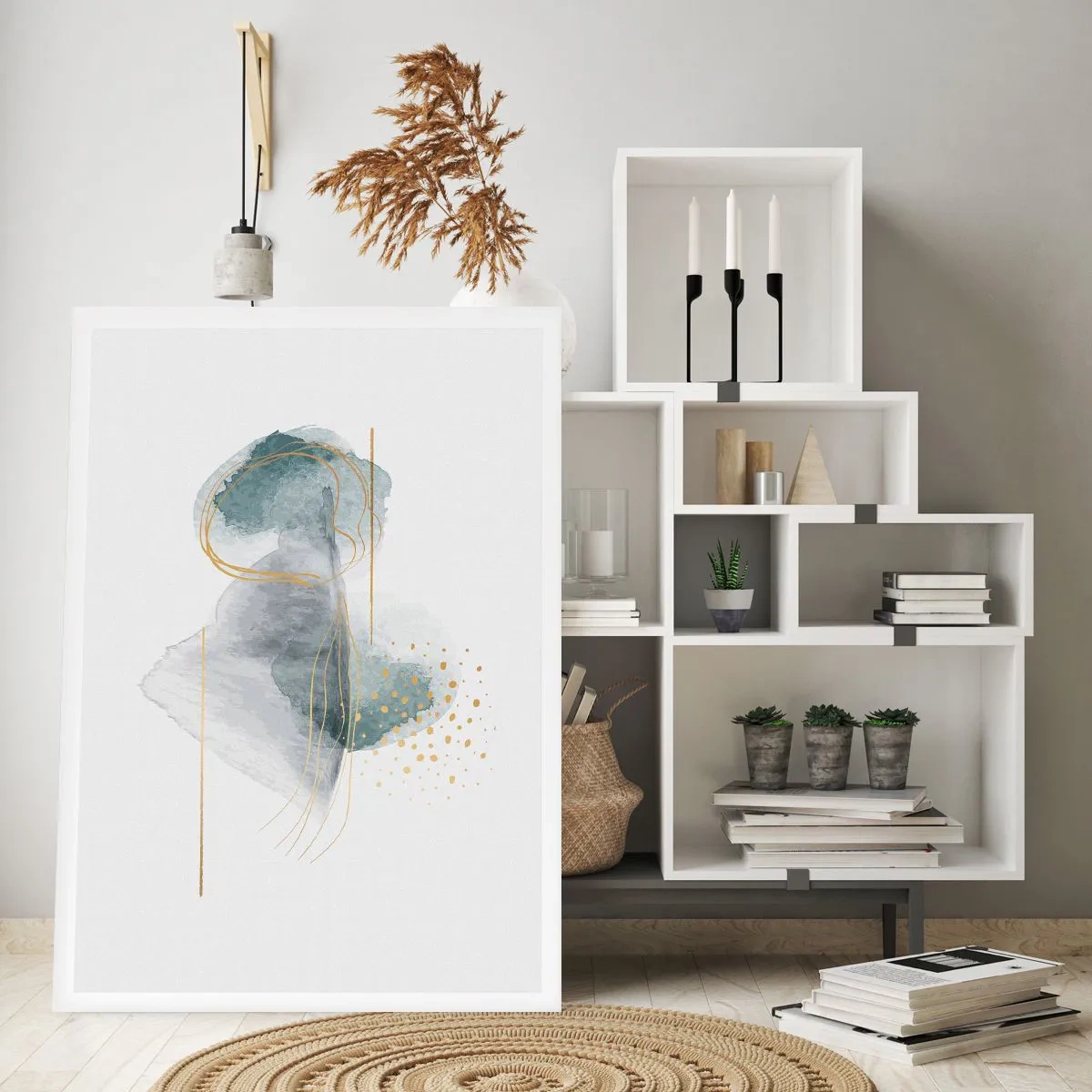 Poszter - A szürkeség és az arany kapcsolatáról - 50x70 cm