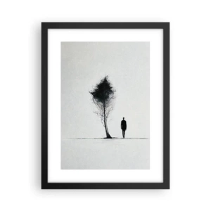 Poszter fehér keretben - Mindannyian vándorolunk - 30x40 cm