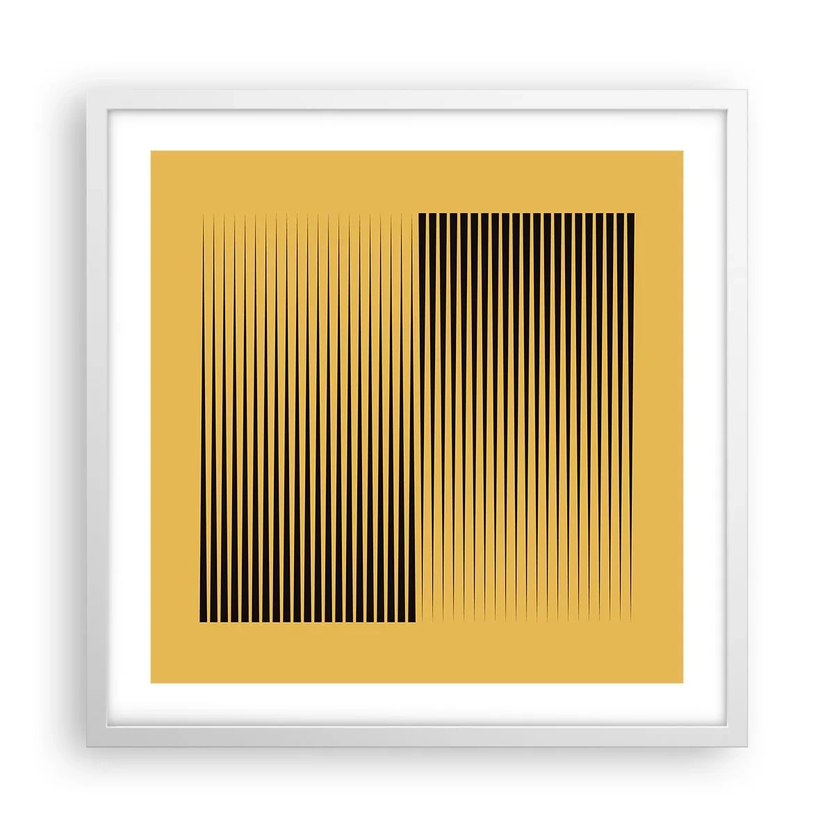 Poszter fekete keretben - Az ellentétek négyzete - 50x50 cm