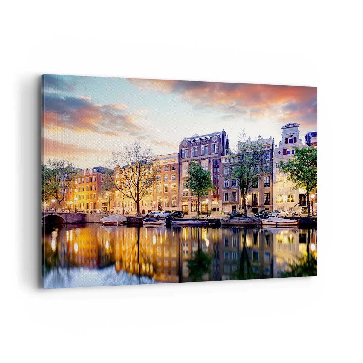 Vászonkép - Visszafogott és derűs holland szépség - 100x70 cm