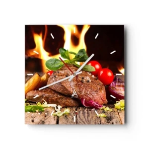 Falióra, Óra - Parázzsal elővarázsolva - 30x30 cm