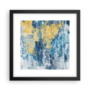 Poszter fehér keretben - Derűs absztrakció - 30x30 cm