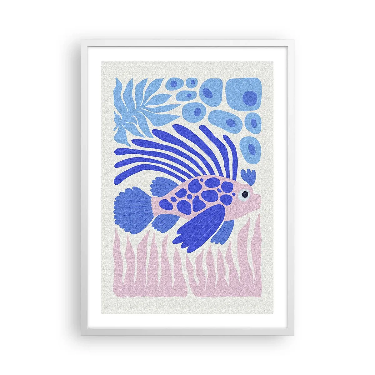 Poszter fekete keretben - Elemében - 50x70 cm