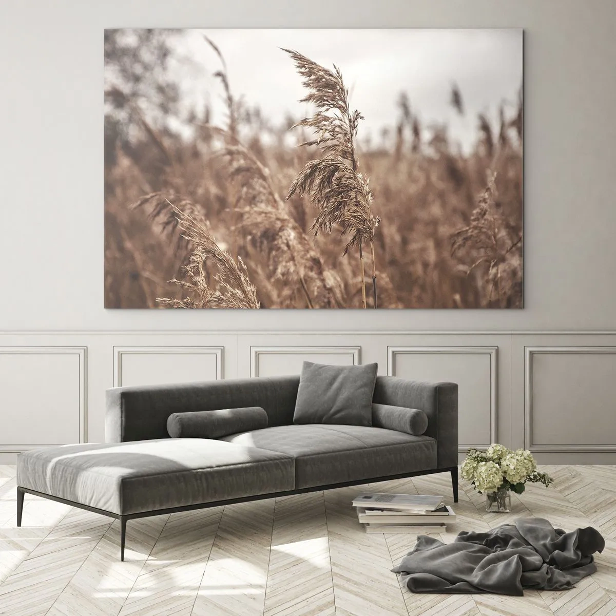 Üveg kép - Ősz van már a mezőkön - 120x80 cm