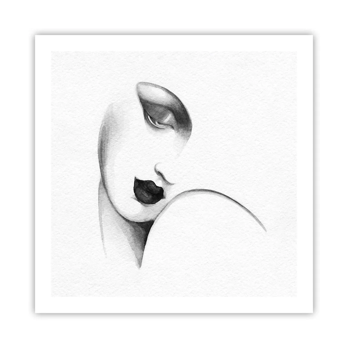 Poszter - Łempicka stílusában - 60x60 cm