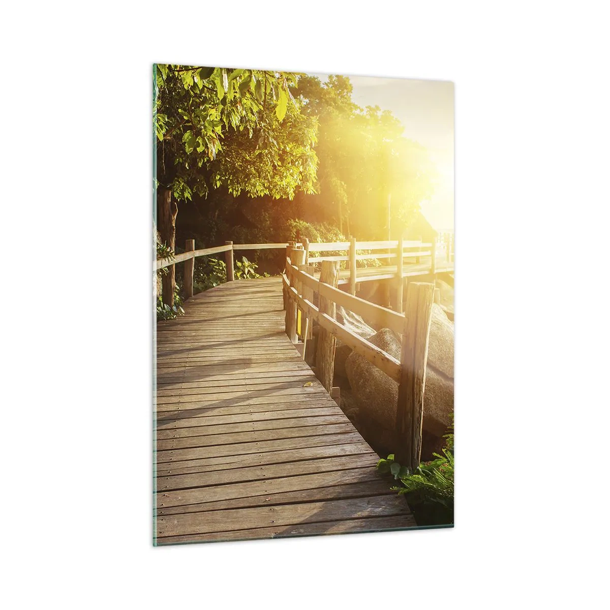 Üveg kép - Újabb kanyar, újabb csoda - 50x70 cm