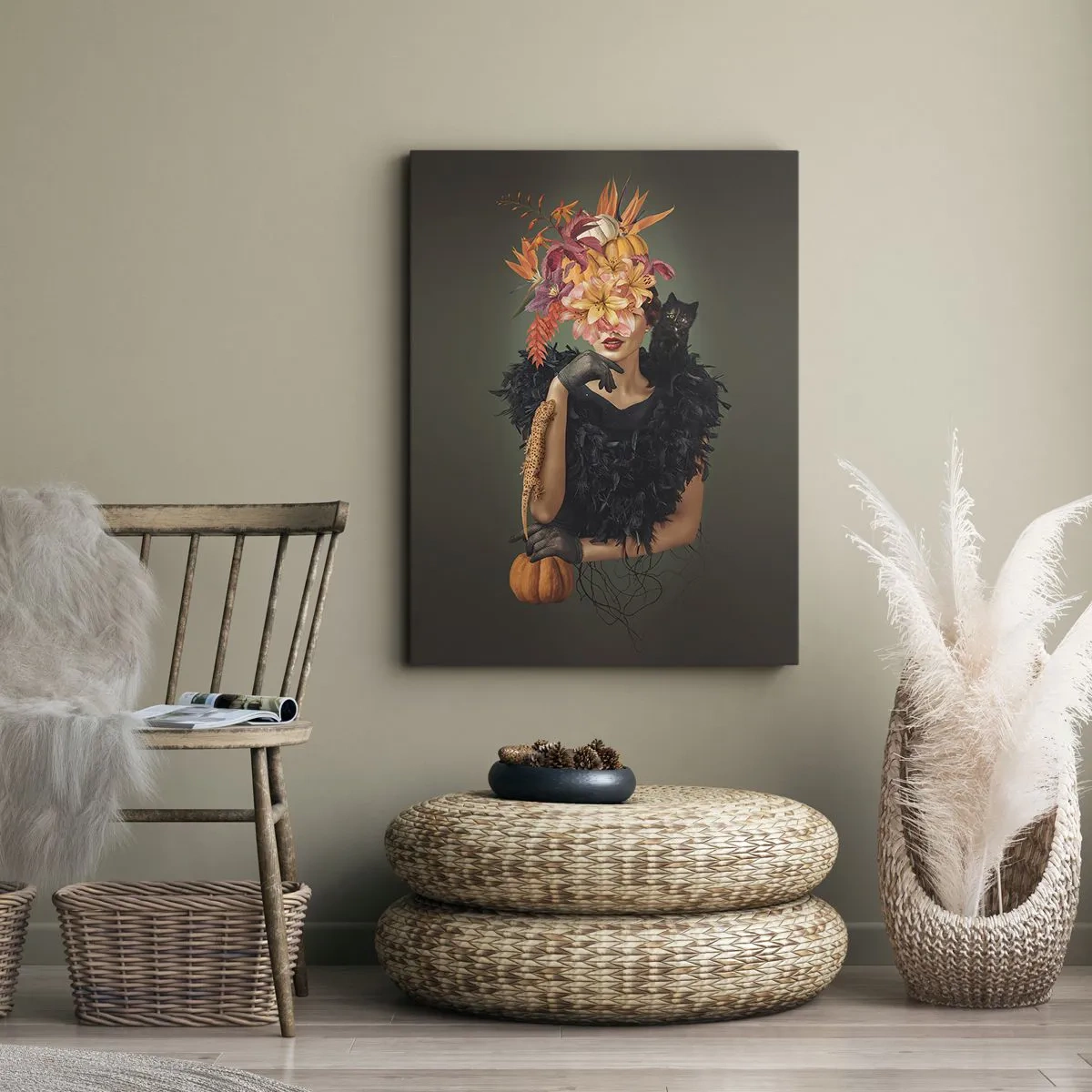 Vászonkép - Egy boszorkány mágiája - 50x70 cm
