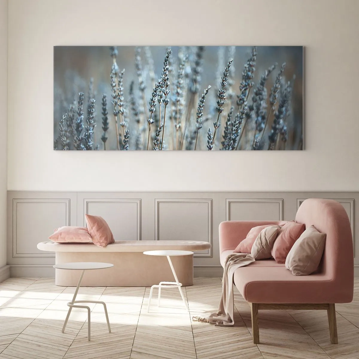 Üveg kép - Illatos szálak - 120x50 cm