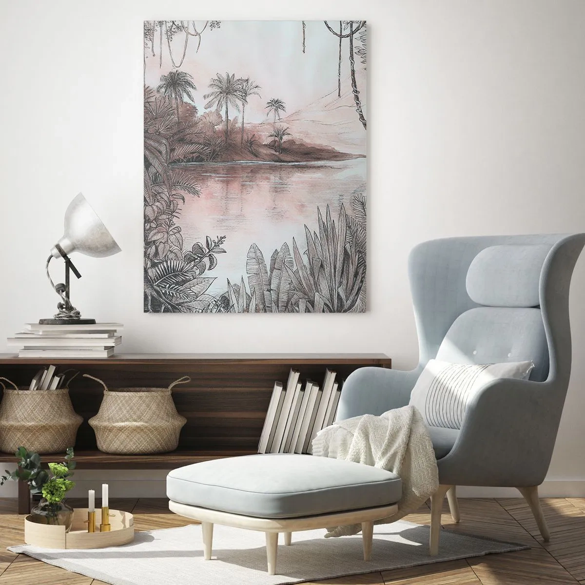 Üveg kép - Egy 19. századi felfedező naplója - 80x120 cm