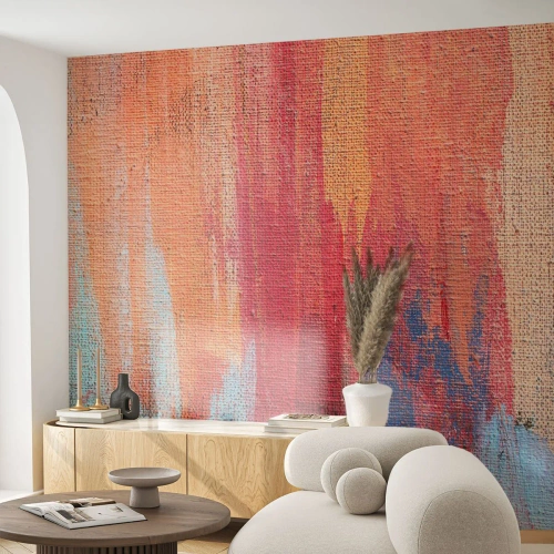 Egyedi tapéta Premium Canvas - Szivárványon kiúszva - Absztrakció, Darab, Festmény