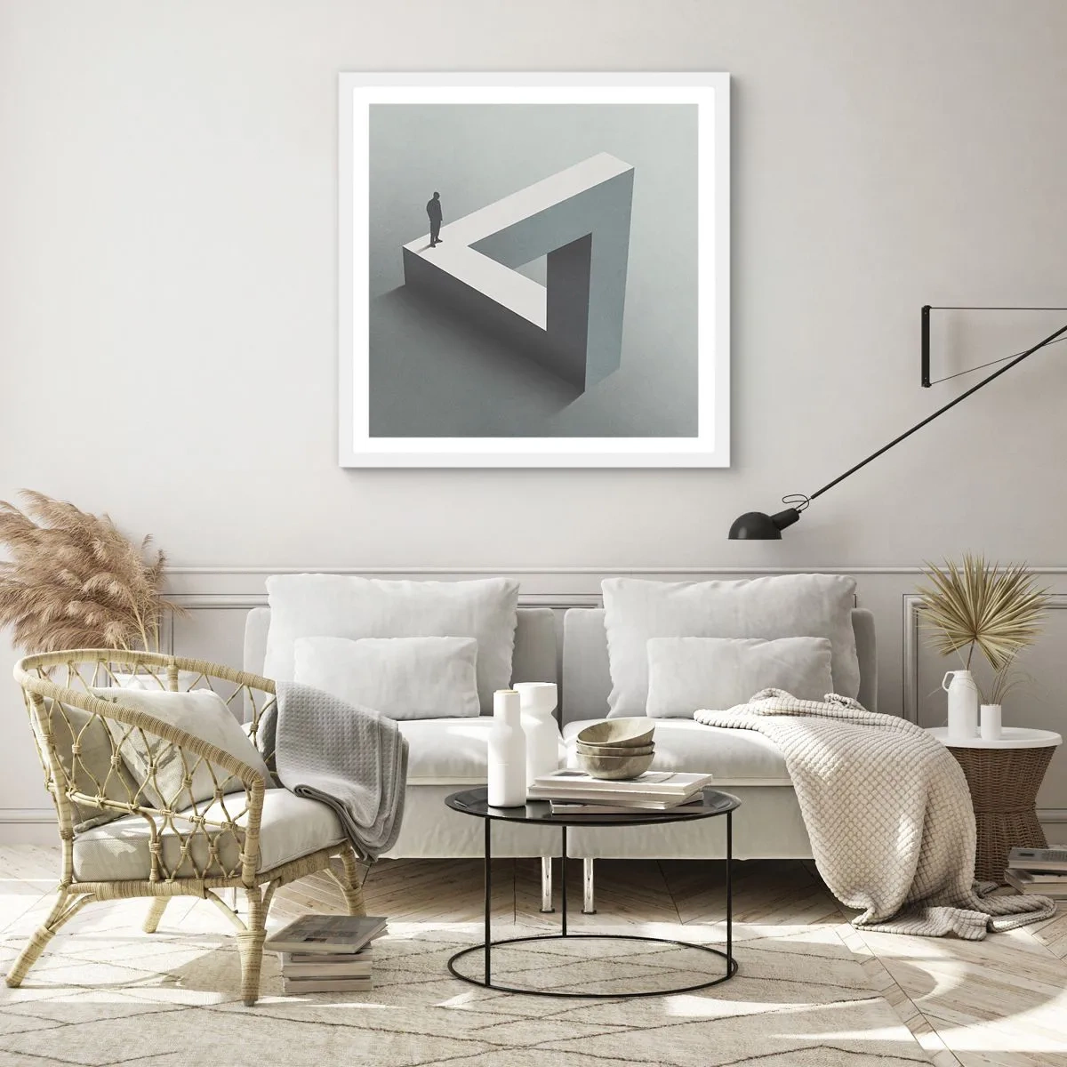 Poszter fekete keretben - És mégis lehetséges - 60x60 cm