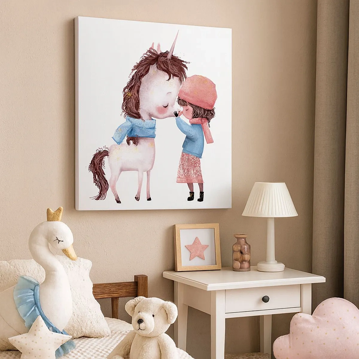 Vászonkép - Téli mese - 30x30 cm