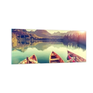 Üveg kép - Élni az ő törvényei szerint - 100x40 cm