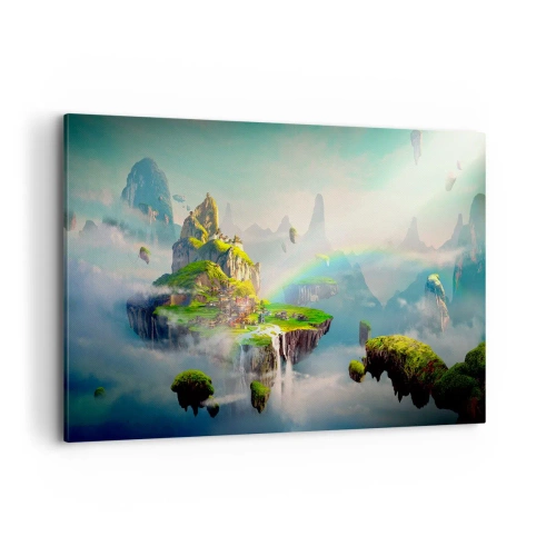 Vászonkép - Az ég közepén - boldog szigetek - 120x80 cm