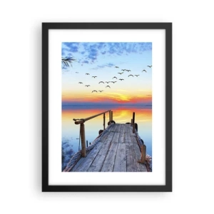 Poszter fehér keretben - Ideje visszamenni… - 30x40 cm