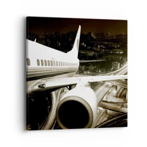 Vászonkép - Felrepülni az éjszakába - 40x40 cm