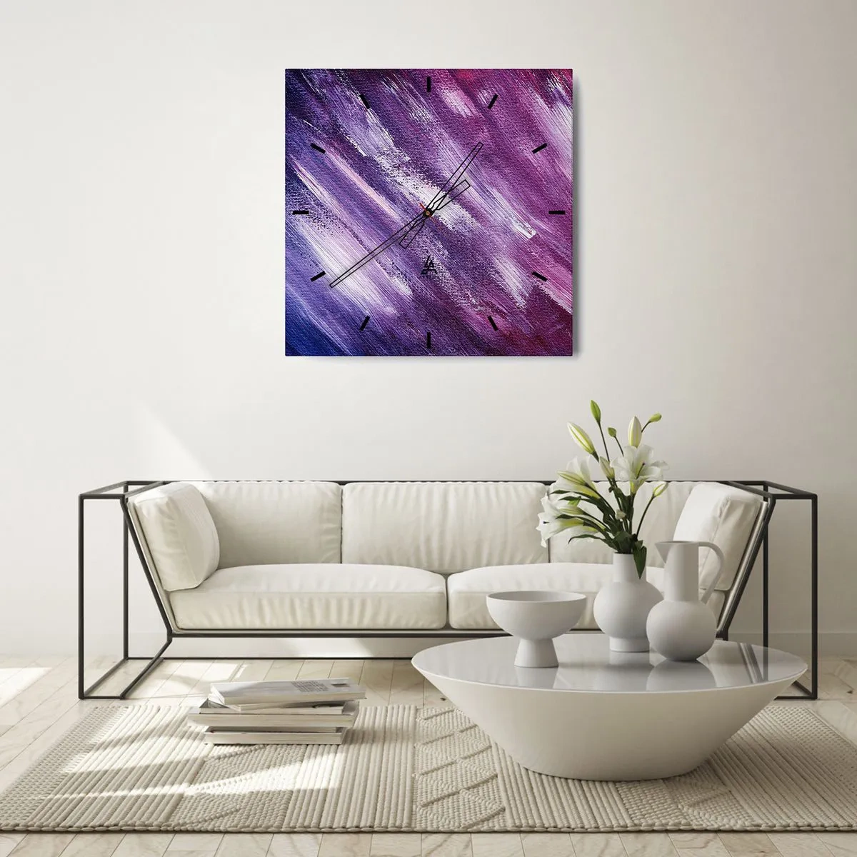 Falióra, Óra - Amikor napsütéses szél fúj - 40x40 cm