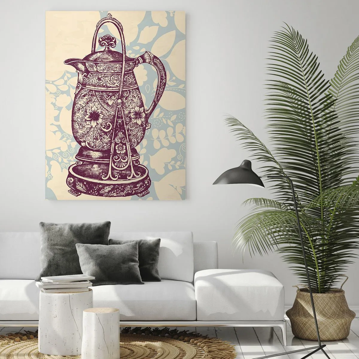 Üveg kép - A mindennapi élet szépsége - 50x70 cm