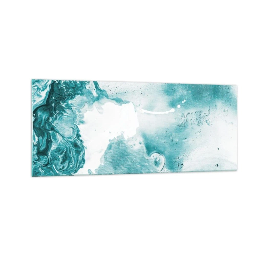 Üveg kép - Kék holtágai - 100x40 cm