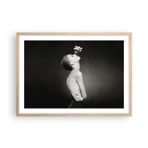 Poszter világos tölgy keretben - Excentrikus elegancia - 70x50 cm
