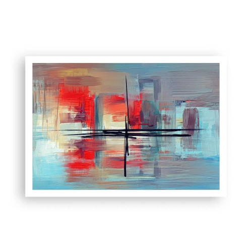 Poszter - Tájkép egy ismeretlen dimenzióban - 100x70 cm