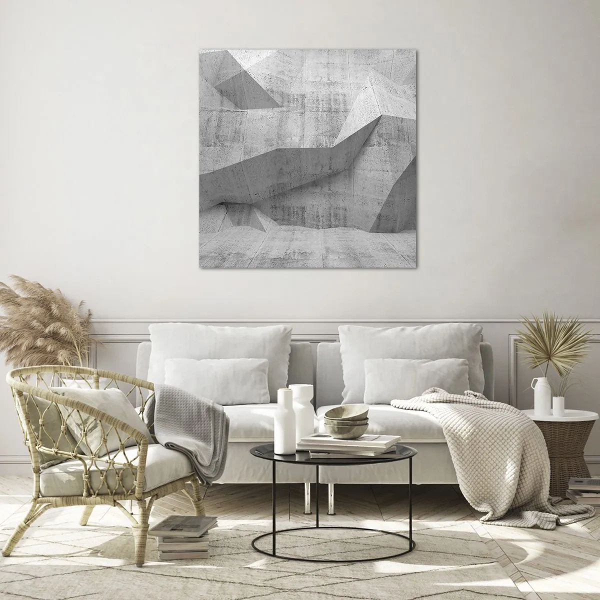 Üveg kép - Igazi kihívás - 70x70 cm