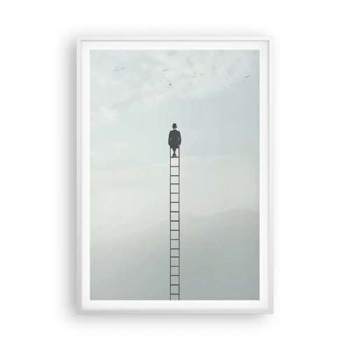 Poszter fekete keretben - Emelkedj feljebb - 70x100 cm