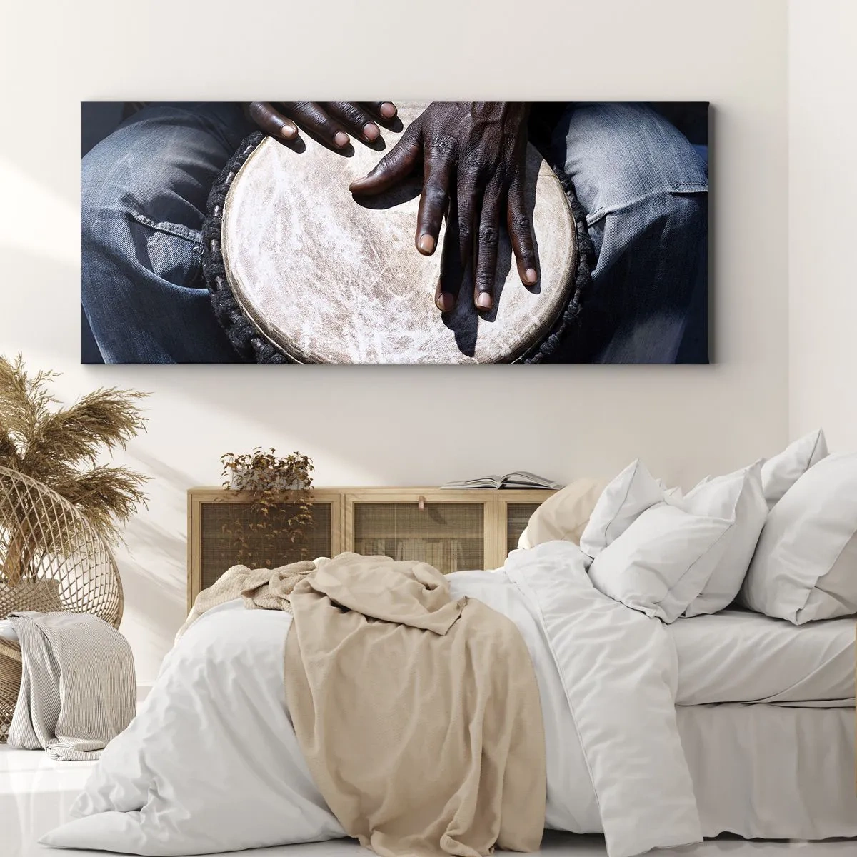 Vászonkép - Élj a saját ritmusodban - 100x40 cm