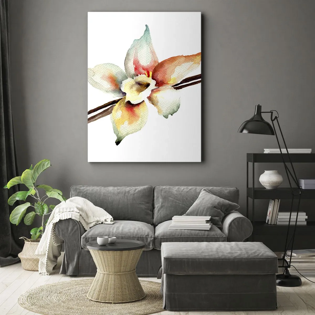 Vászonkép - Festékkel kiöntött édesség - 50x70 cm