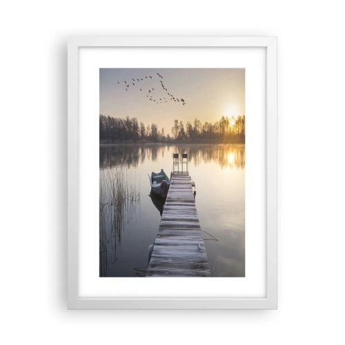 Poszter fekete keretben - Egy kis idő múlva visszajövök - 30x40 cm