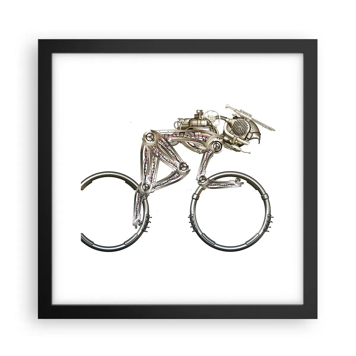 Poszter fehér keretben - Remek gép - 30x30 cm