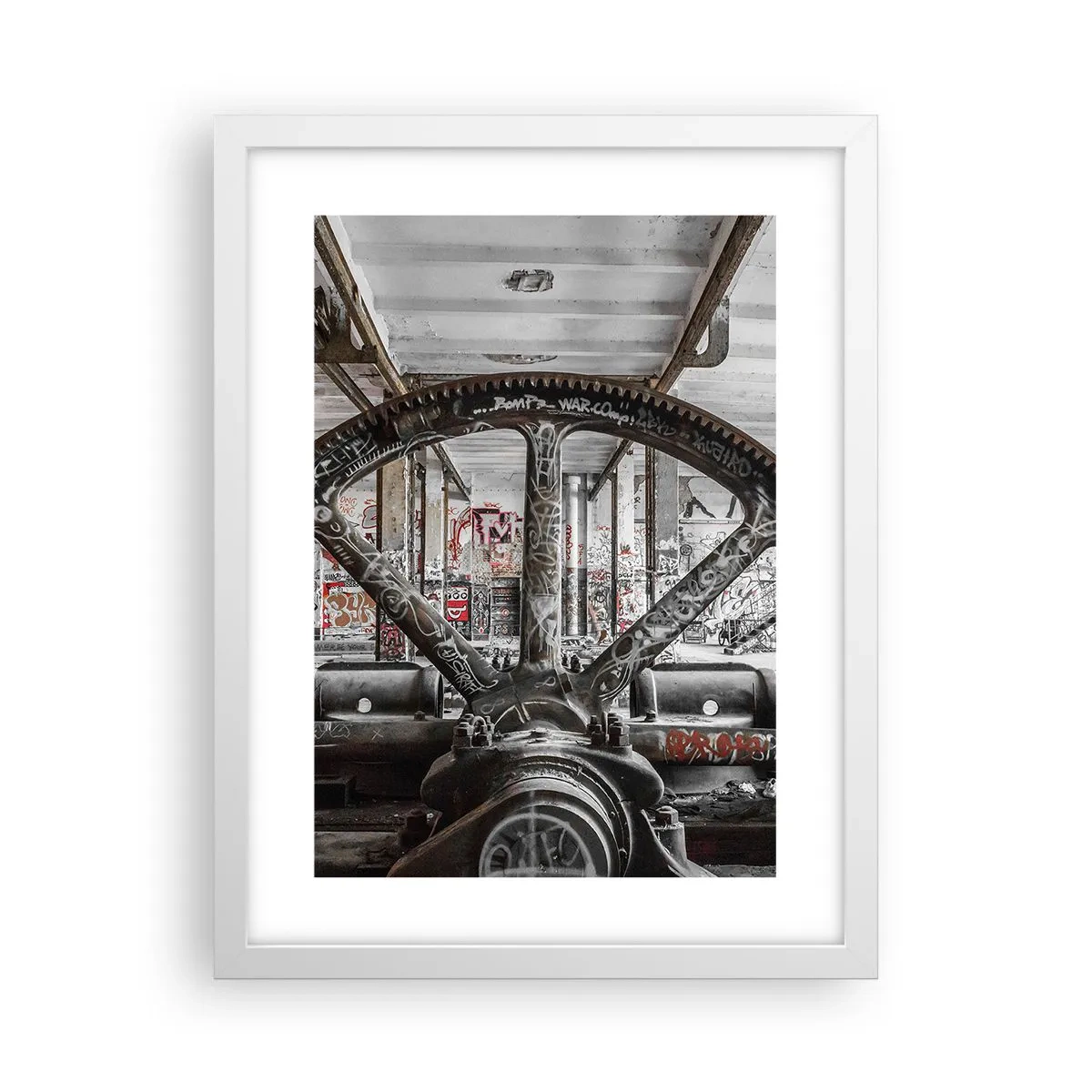 Poszter fekete keretben - A gyár titkos élete - 30x40 cm