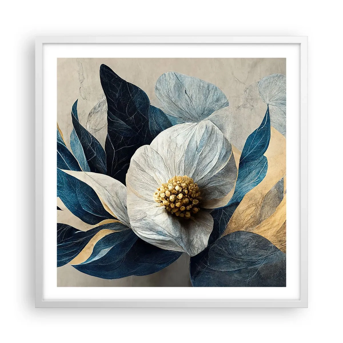 Poszter fekete keretben - Arany szíve van - 60x60 cm